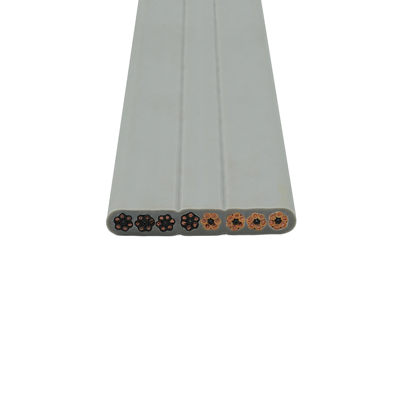 Kupariydin PVC-eristetty PVC-vaippahissi litteä kaapeli