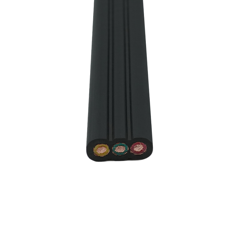 Kupariydin PVC-eristetty PVC-suojalla suojattu litteä hissikaapeli