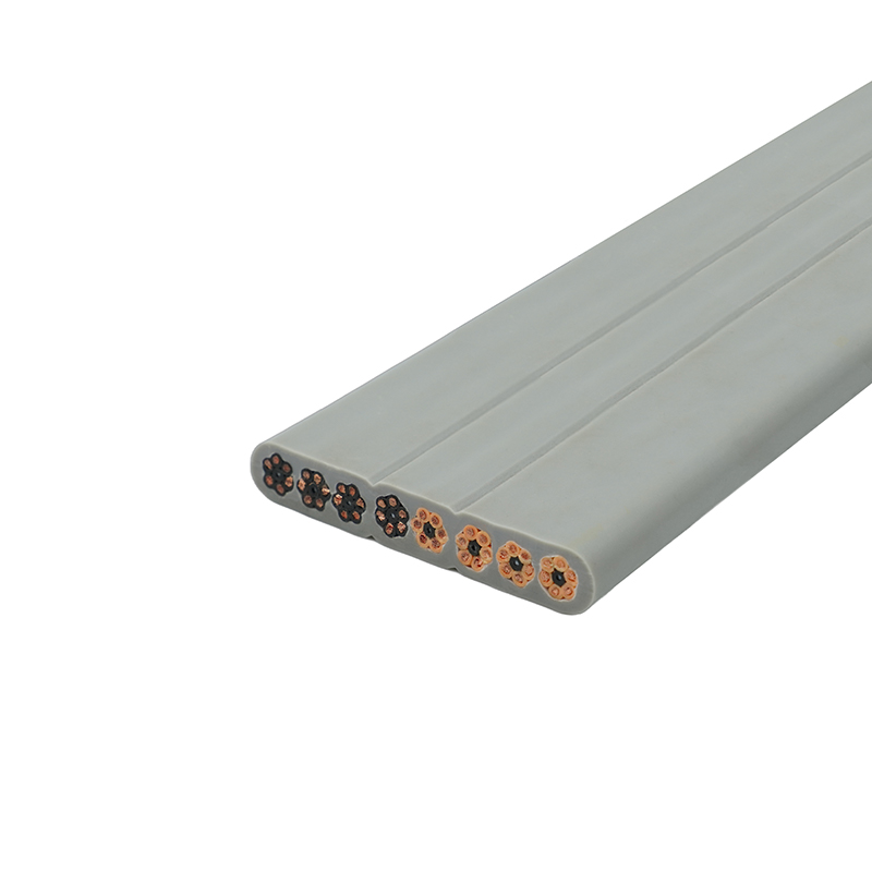 Kupariydin PVC-eristetty PVC-vaippahissi litteä kaapeli