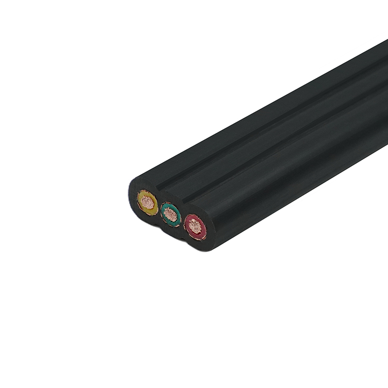 Kupariydin PVC-eristetty PVC-suojalla suojattu litteä hissikaapeli