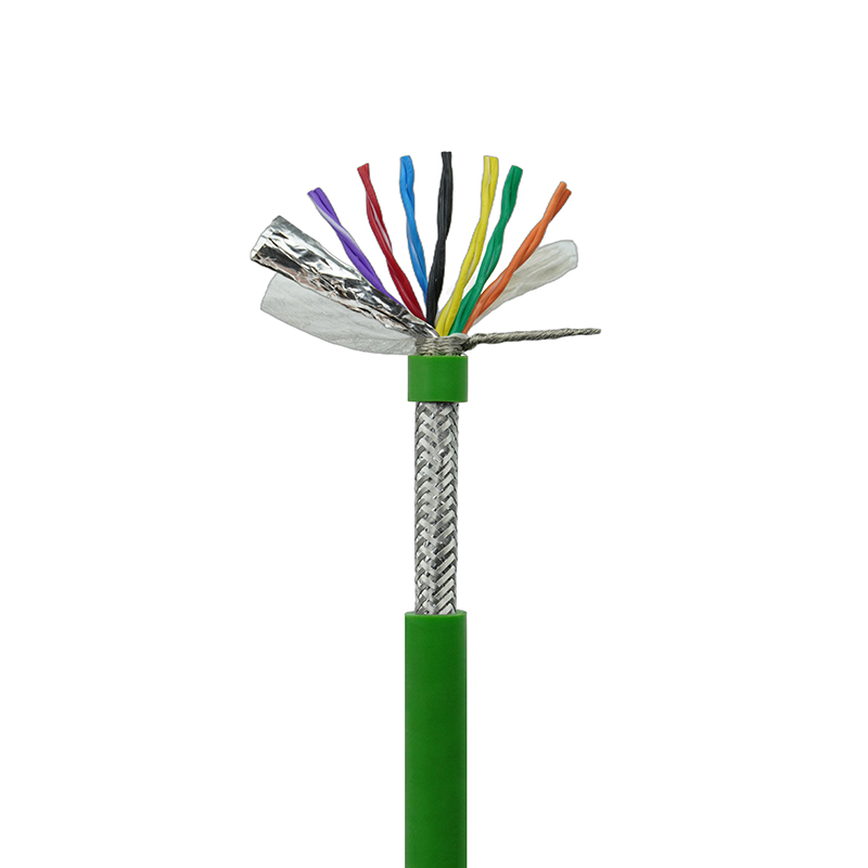 High-Flex-suojattu servoketjukaapeli