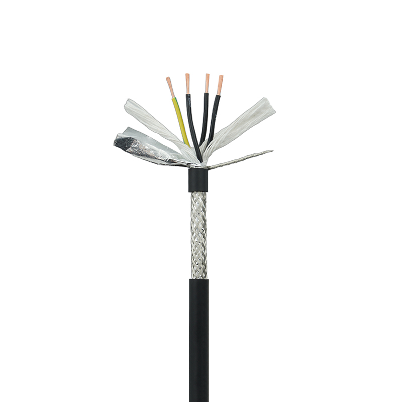 Joustava suojattu kierretty pari vetoketjukaapeli