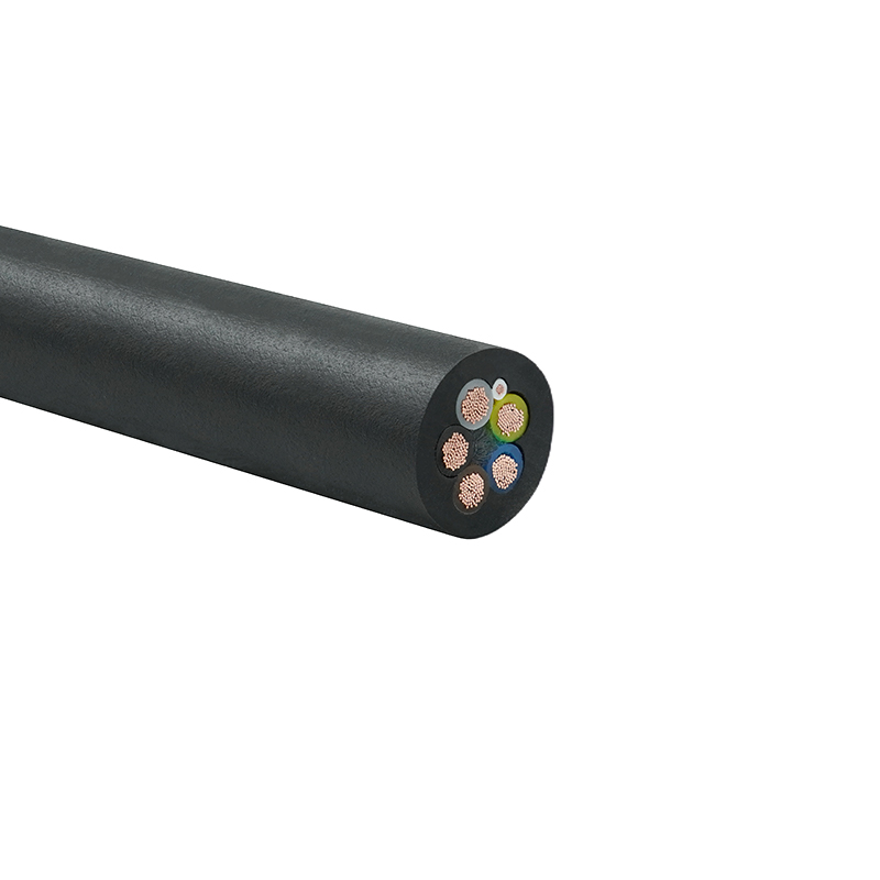 Suurivirtainen EV-latauskaapeli latauspaaluille (5×6+1×0,5)