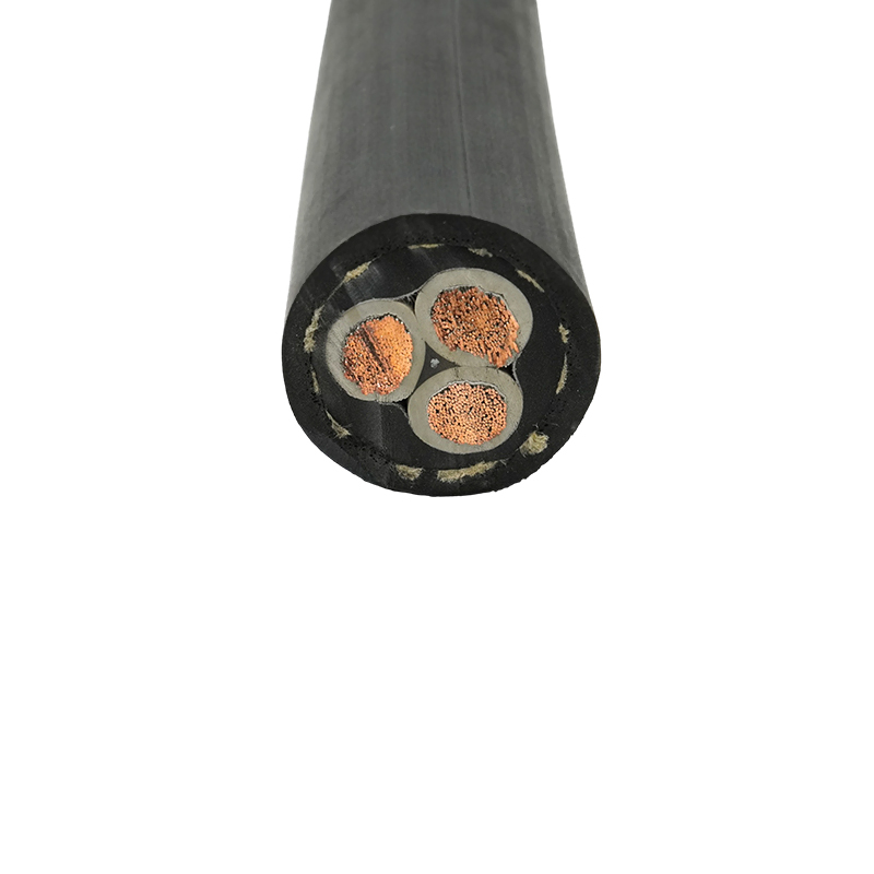 Raskaaseen käyttöön kestävä öljynkestävä kumikaapeli